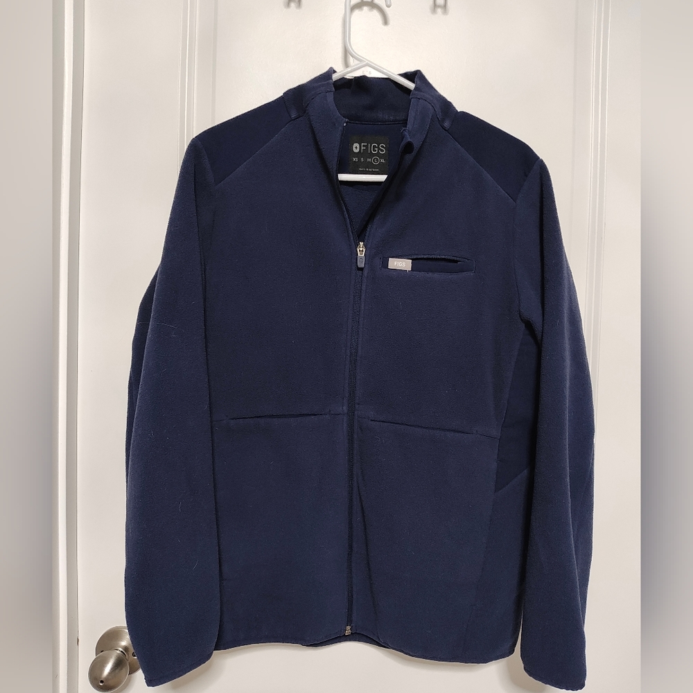 Women's Figs On-Shift fleece scrub jacket
